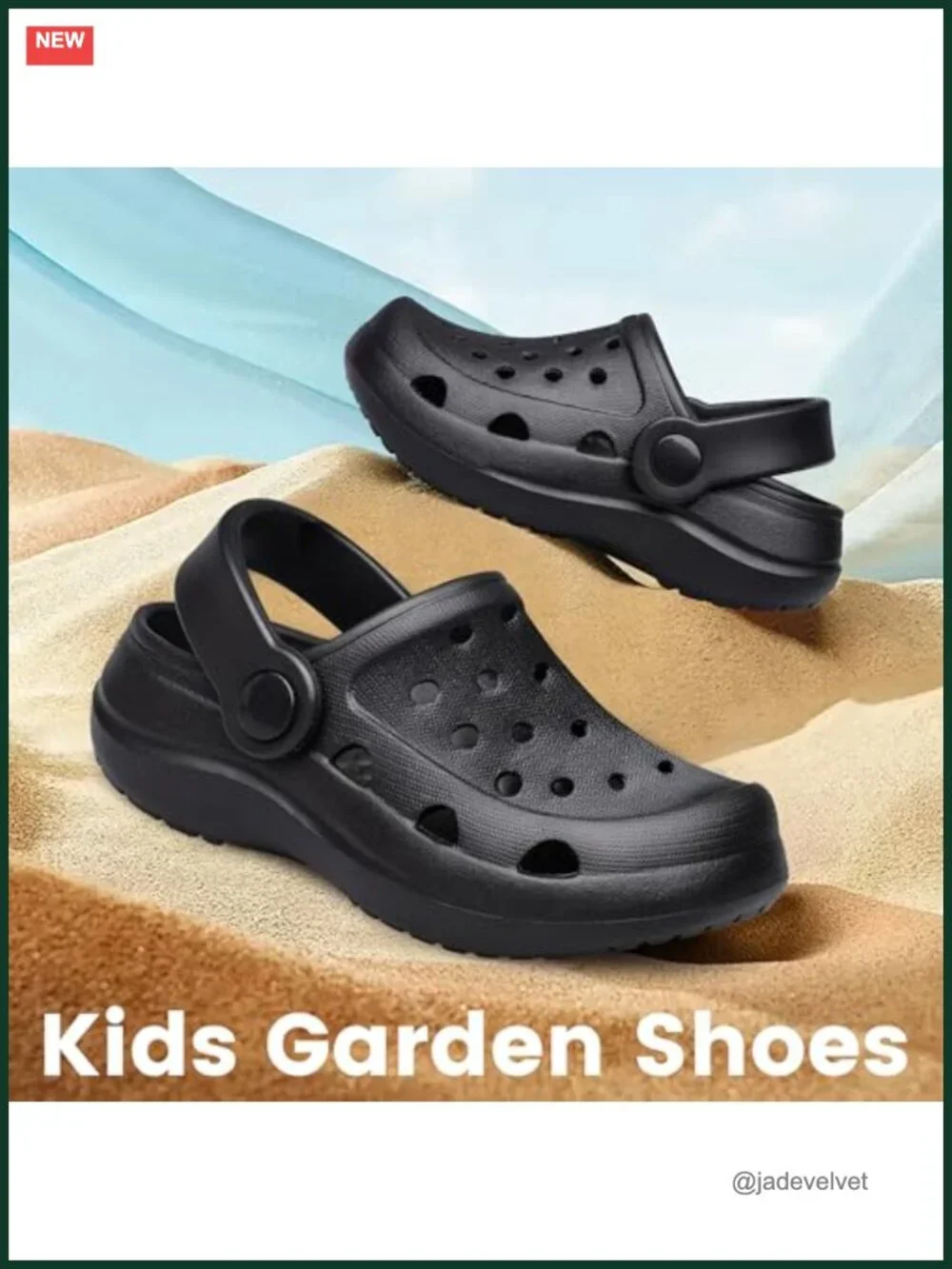 Unisex Kids Cartoon Slide Sandals Clogs Lightweight Anti-Slip Indoor Outdoor